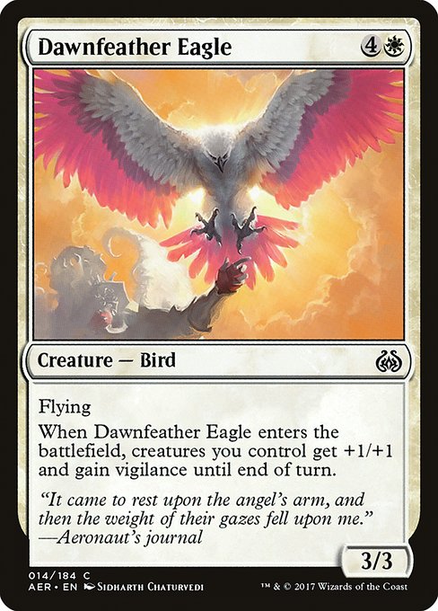 Aigle aux plumes d'aube|Dawnfeather Eagle