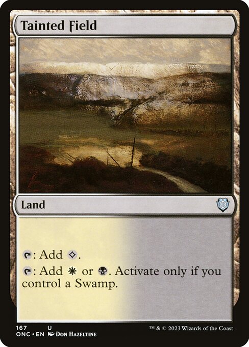 Tainted Field (Phyrexia: All Will Be One Commander #167)