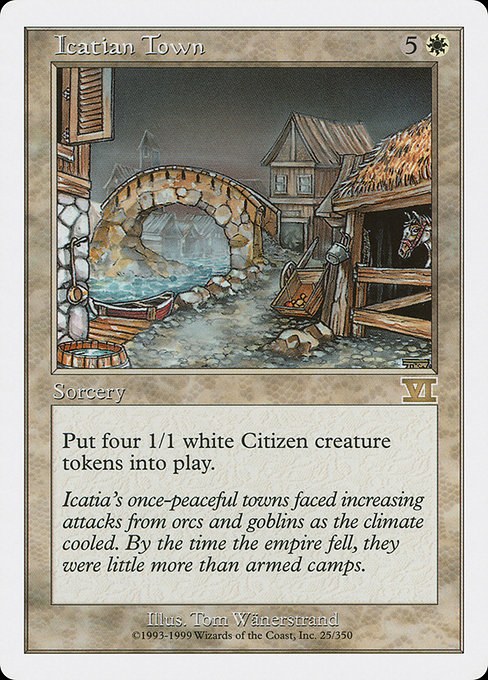 Icatian Town (Classic Sixth Edition #25)