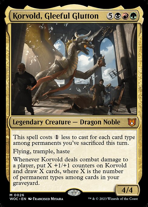 Korvold, Gleeful Glutton card image