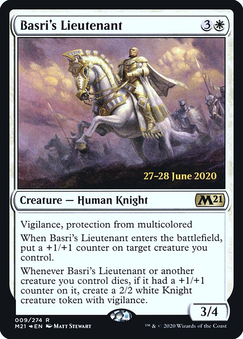 Basri's Lieutenant (Core Set 2021 Promos #9s)