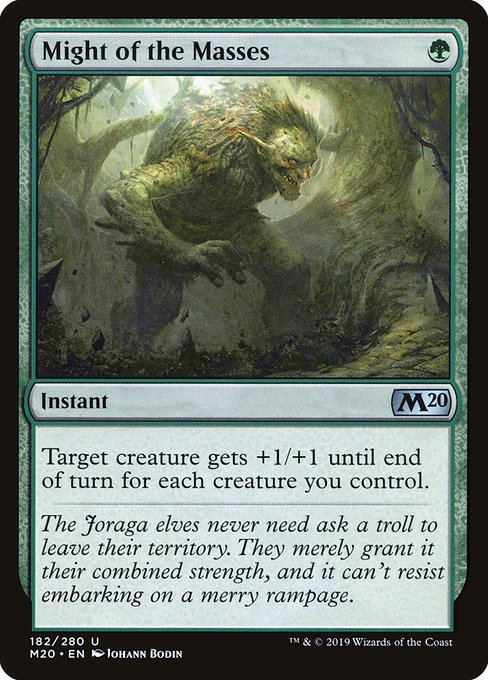 Might of the Masses (Core Set 2020 #182)