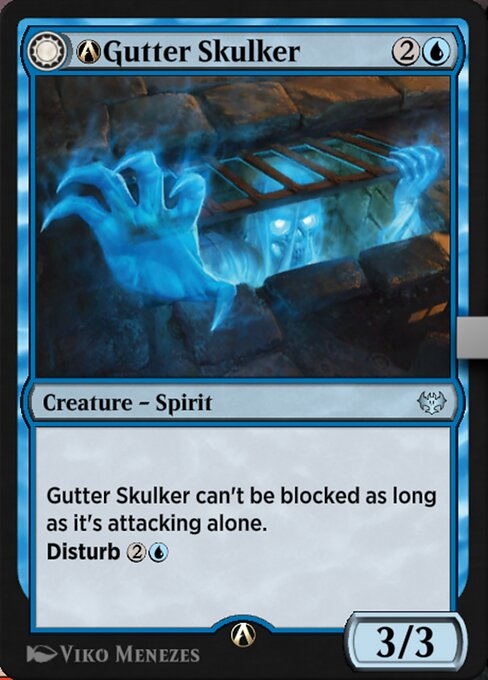 A-Gutter Skulker // A-Gutter Shortcut (Innistrad: Crimson Vow #A-62)