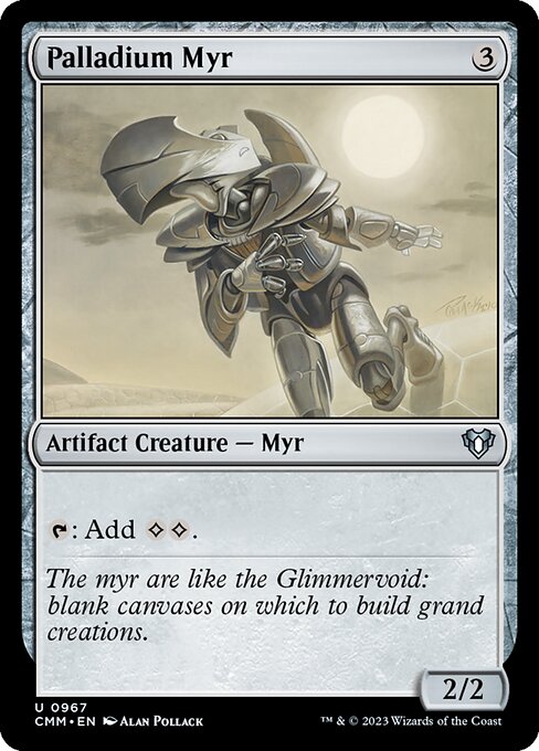 Palladium Myr (Commander Masters #967)