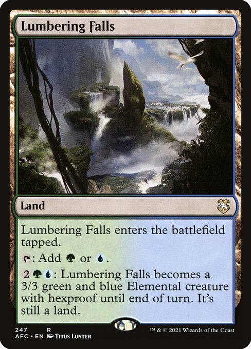 Lumbering Falls (Forgotten Realms Commander #247)