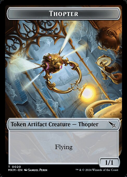 Thopter (Murders at Karlov Manor Tokens #20)