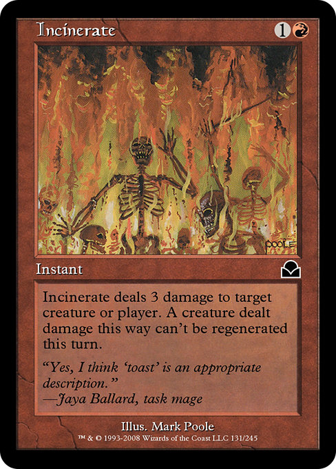 Incinerate (Masters Edition II #131)