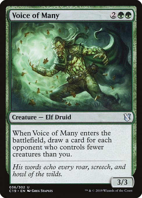Voice of Many (Commander 2019 #36)