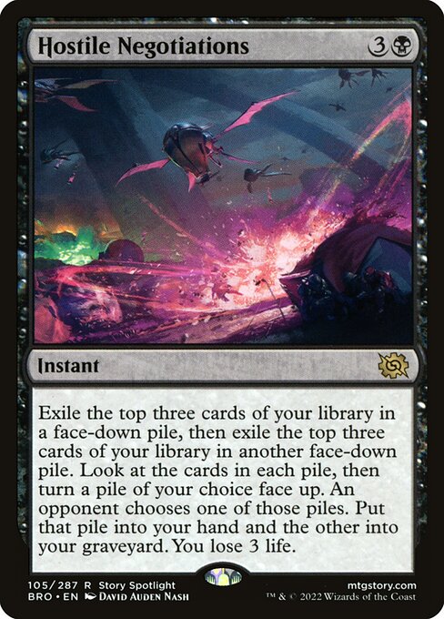 Hostile Negotiations (bro) 105 Hostile Negotiations (bro) 105