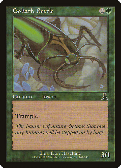 Goliath Beetle card image