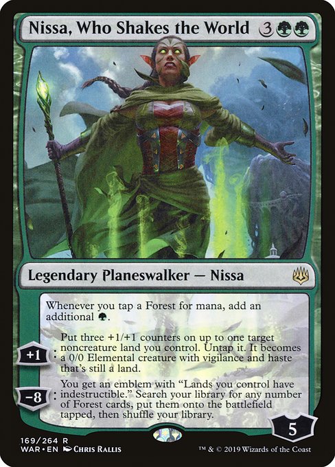 Nissa, Who Shakes the World (War of the Spark #169)