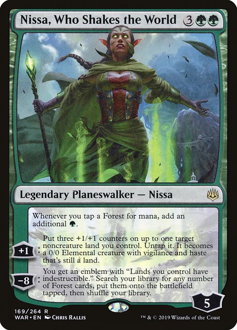 Nissa, Who Shakes the World (war) 169