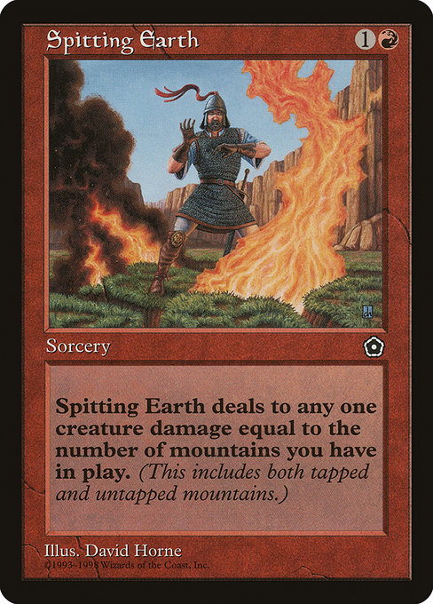 Spitting Earth card image
