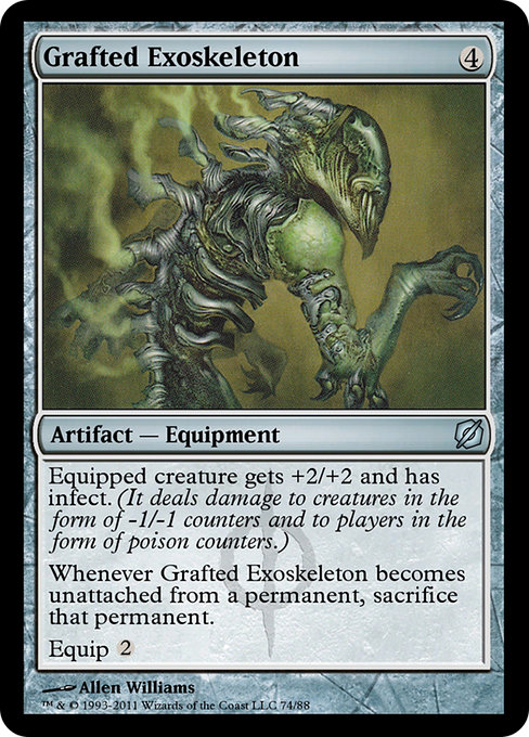 Grafted Exoskeleton (Duel Decks: Mirrodin Pure vs. New Phyrexia #74)