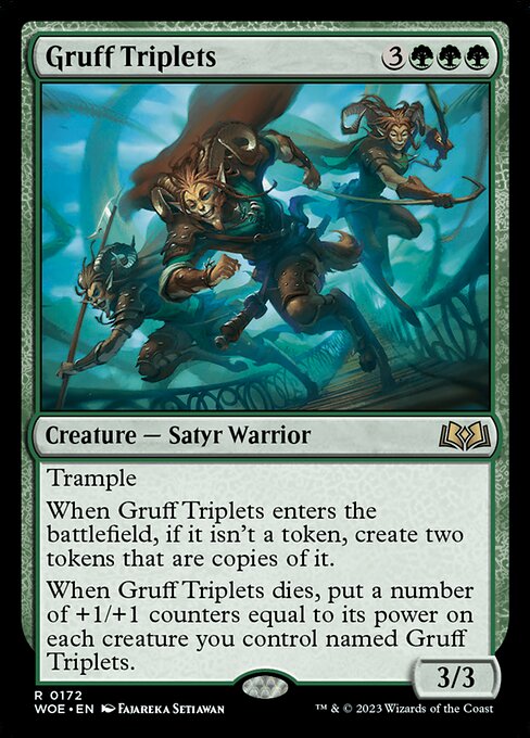 Gruff Triplets (woe) 172