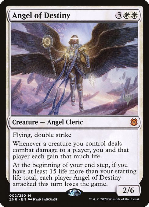 Angel of Destiny (Zendikar Rising Promos #2p)
