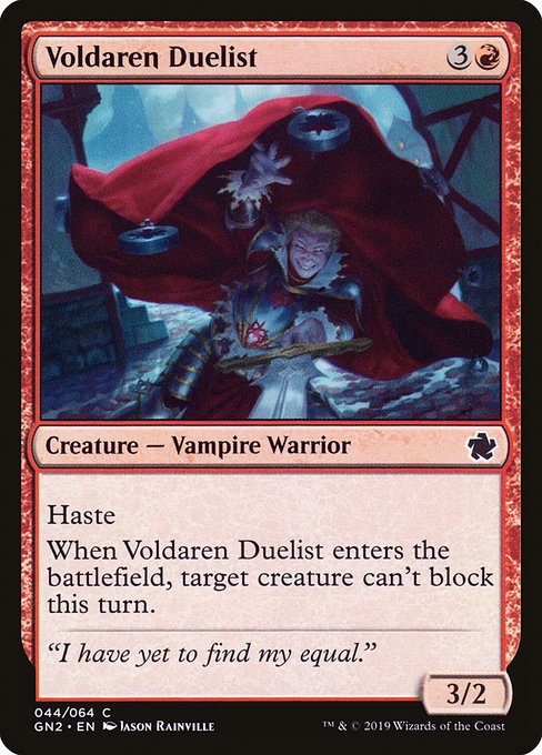 Voldaren Duelist (Game Night 2019 #44)