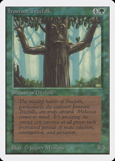 Ironroot Treefolk (Unlimited Edition #204)