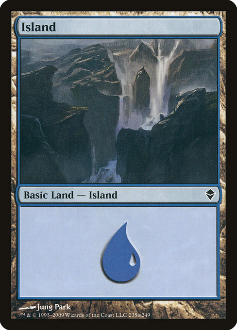 Island (Zendikar #235a)