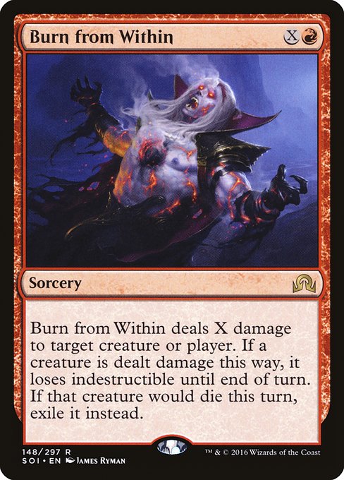 Burn from Within (Shadows over Innistrad #148)