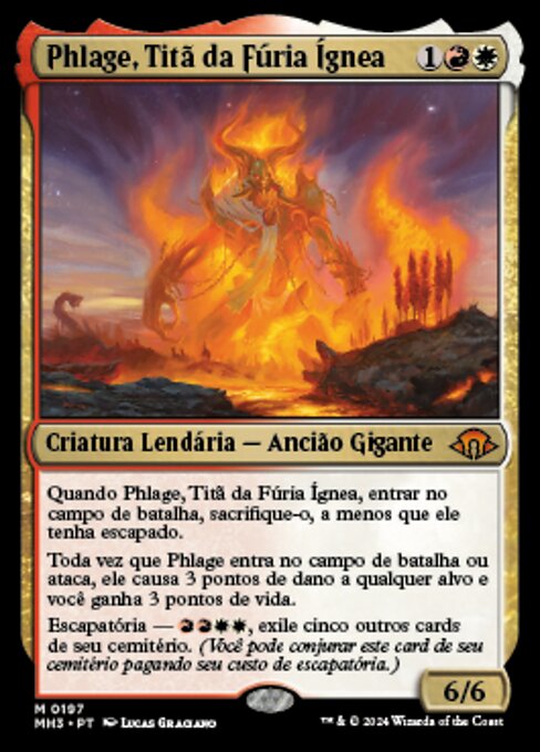 Phlage, Titan of Fire's Fury (Modern Horizons 3 #197)