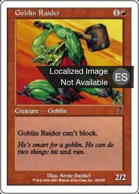 Goblin Raider (Seventh Edition #192)