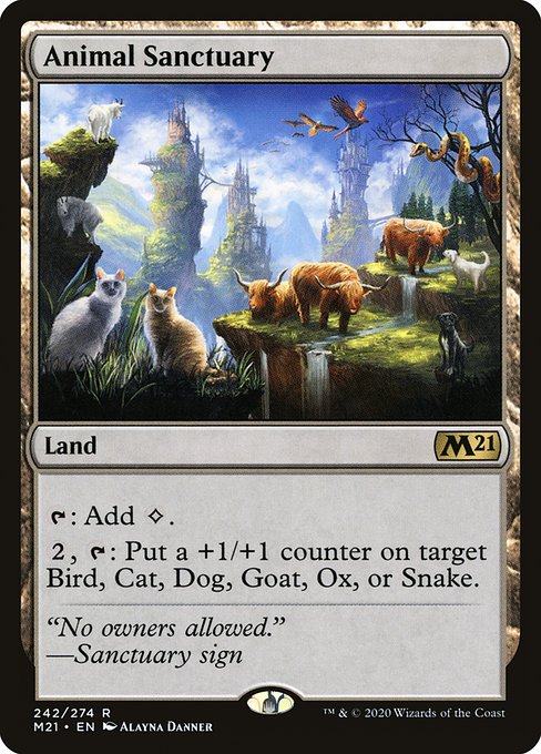 Animal Sanctuary (Core Set 2021 #242)