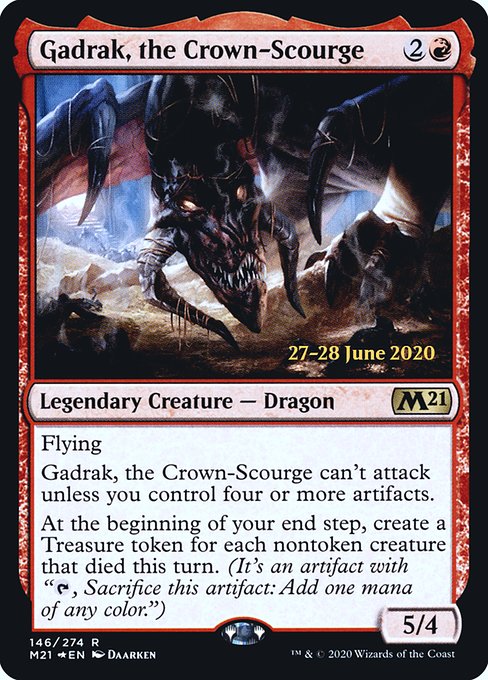 Gadrak, the Crown-Scourge (Core Set 2021 Promos #146s)