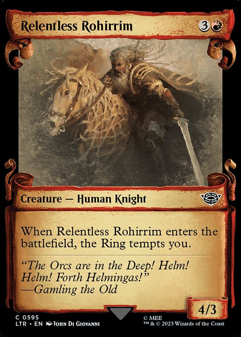 Relentless Rohirrim (ltr) 595