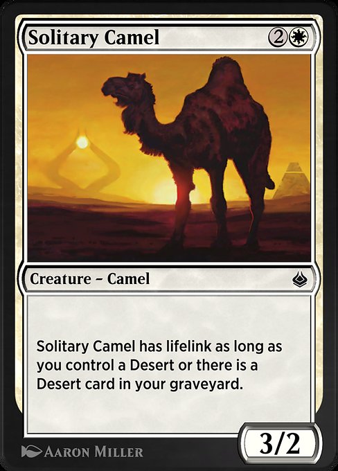 Solitary Camel (Amonkhet Remastered #36)