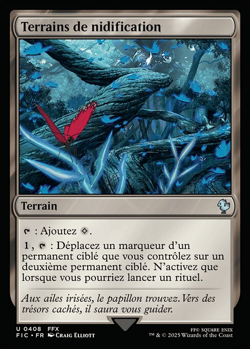 Terrains de nidification