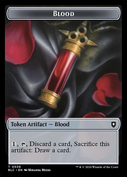 Blood (Bloomburrow Commander Tokens #36)