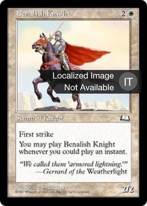 Benalish Knight (Weatherlight #9)