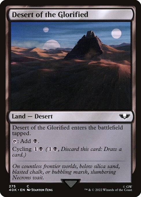 Desert of the Glorified (40K)