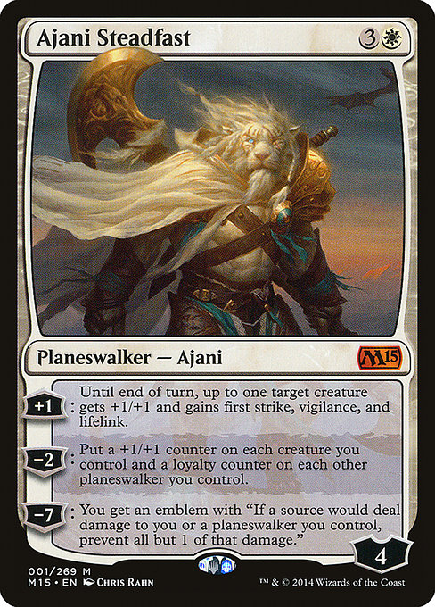 Ajani Steadfast card image