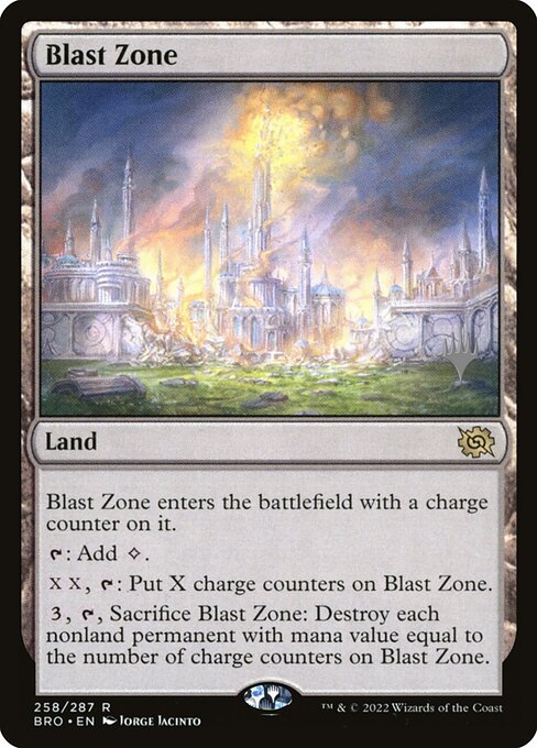 Blast Zone (The Brothers' War Promos #258p)