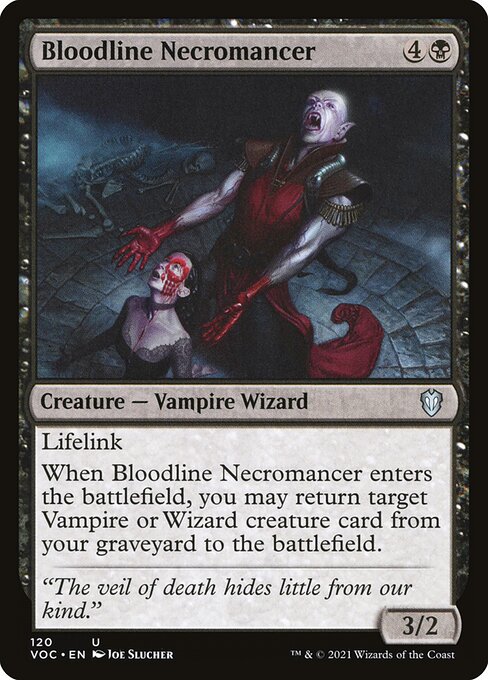 Bloodline Necromancer (Crimson Vow Commander #120)