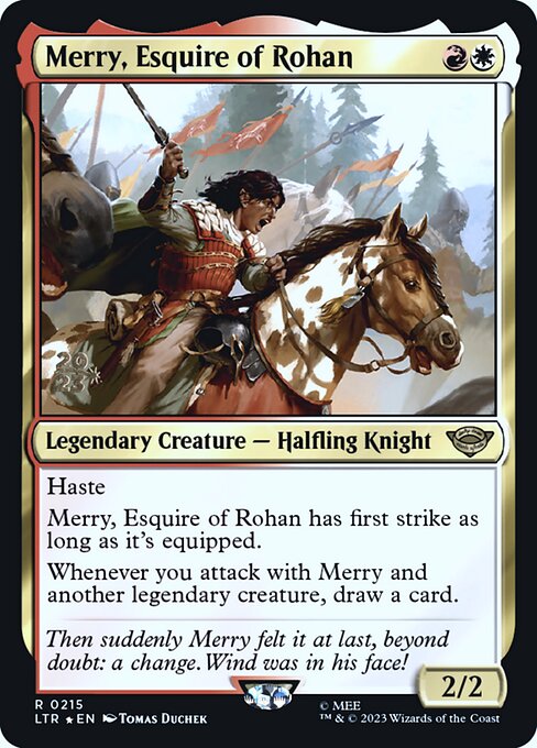 Merry, Esquire of Rohan (Tales of Middle-earth Promos #215s)