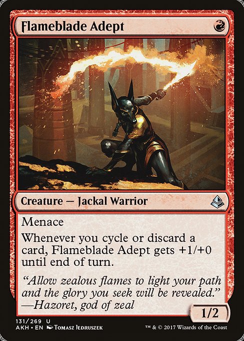 Flameblade Adept (akh) 131