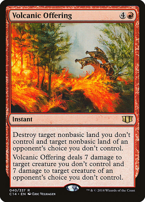 Volcanic Offering (Commander 2014 #40)