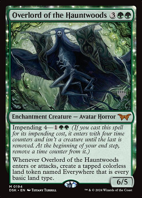 Overlord of the Hauntwoods (Duskmourn: House of Horror Promos #194p)