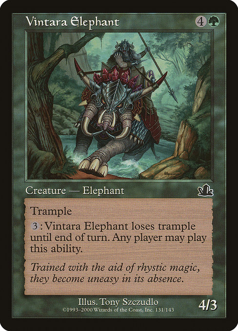 Eléphant de Vintara|Vintara Elephant