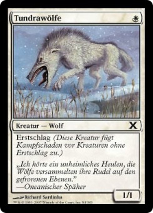 Tundra Wolves (Tenth Edition #54)
