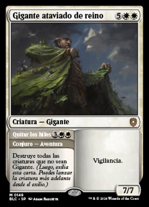 Realm-Cloaked Giant // Cast Off (Bloomburrow Commander #149)