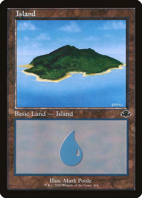 Island (404) (Retro Frame)