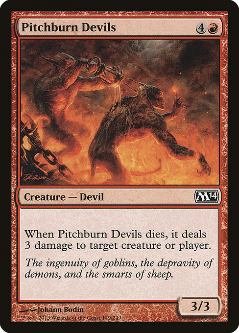 Diables brûlegoudron|Pitchburn Devils
