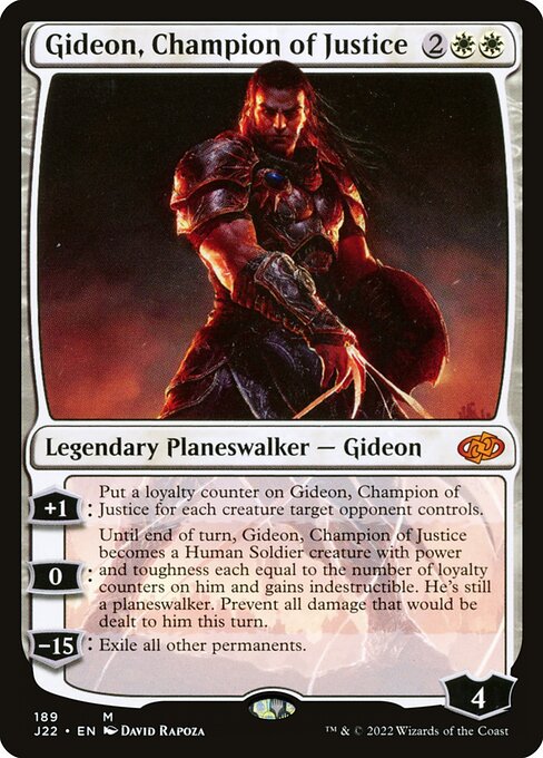 Gideon, Champion of Justice (j22) 189