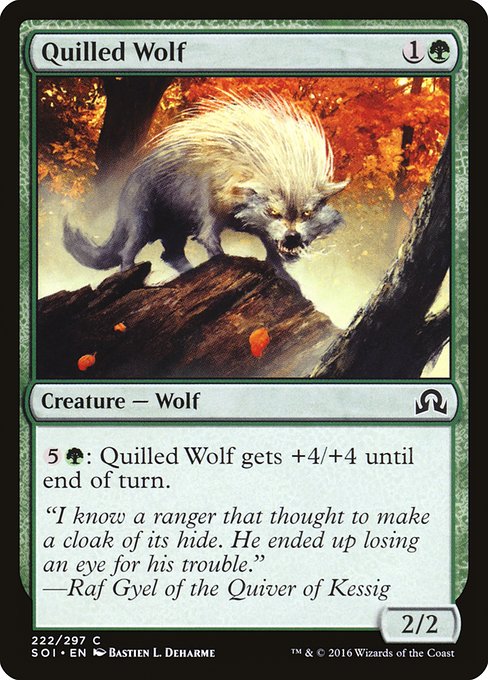 Quilled Wolf (Shadows over Innistrad #222)