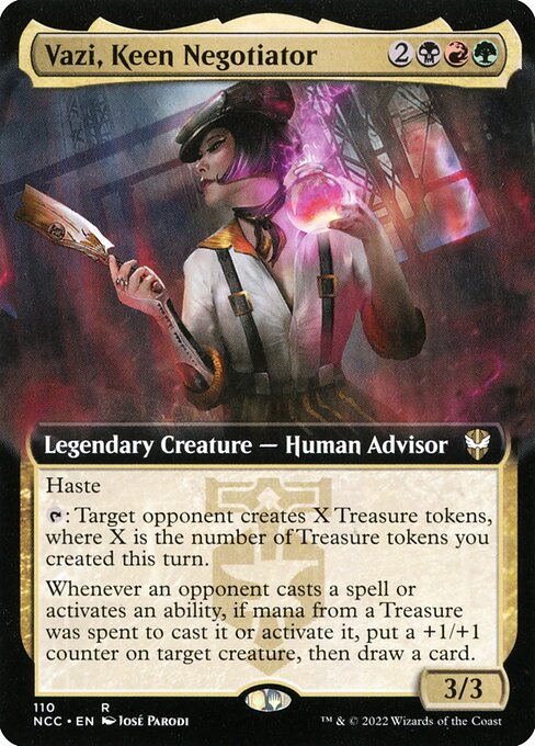 Vazi, Keen Negotiator (New Capenna Commander #110)