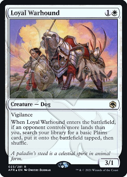 Loyal Warhound (Adventures in the Forgotten Realms Promos #23a)